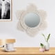 thumbnail image 4 of Bienvenido Espejo redondo para colgar en la pared con flecos de macramé - Decoración Boho, 4 of 7