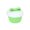 Green, variant on Miwamany Two Tone Woven Covered Storage Bin with Bow Decoration, Stackable Desktop Holiday Caddy, Spacious Stylish Organizer for Halloween Thanksgiving Sweets Daily Household Sundries Storage
