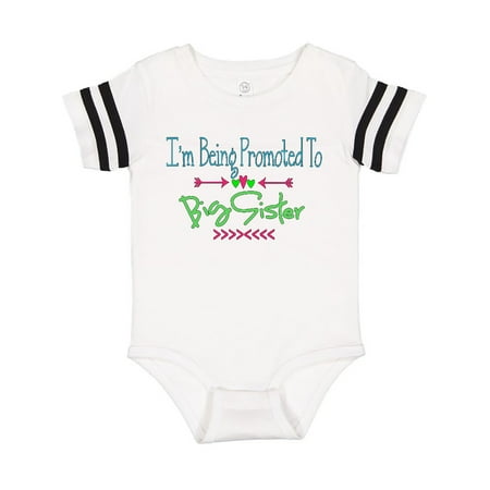 

Inktastic I m Being Promoted to Big Sister Gift Baby Girl Bodysuit