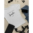 thumbnail image 3 of Always A Reason To Smile T-Shirt Women -Image by Shutterstock, Female Medium, 3 of 4