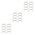 thumbnail image 2 of Maytalsory 1:12 Mini Pulls Arch Shape for Gate Closet Large 4Pcs Silver Small 8 Pcs 3Set, 2 of 6