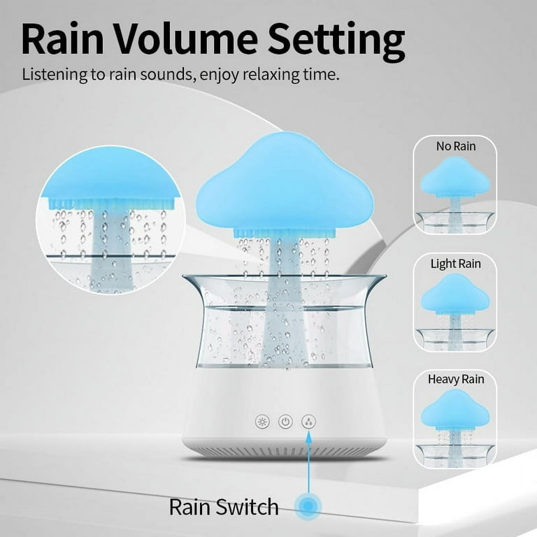 Gloomie Raining Cloud Humidifier, Diffuser & Colour Changing Night