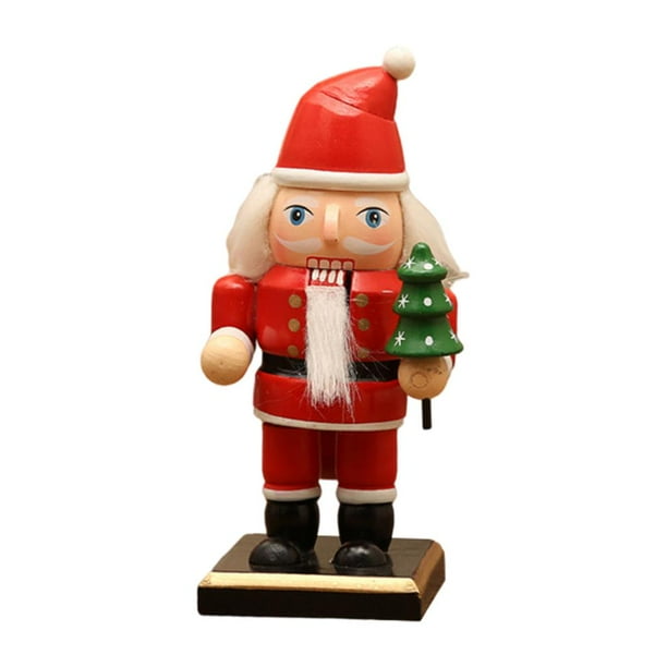 Muñeco Cascanueces de 16 cm, adornos navideños, regalos de cumpleaños, juguetes para niños, Navidad Papá Noel