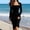 Black, variant on HOMBOM Womens Summer Dresses Midi Party Sheath Brown Slim Casual Long Sleeve Elegant Cocktail Bodycon Dress for Ladies
