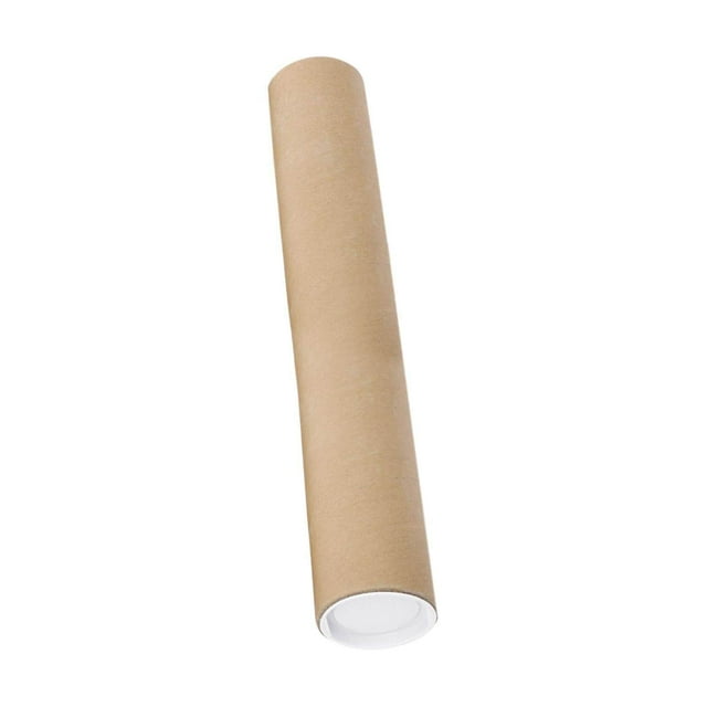 tredstone Long cardboard with Caps Mailing Tube for Paintings Document Shipping