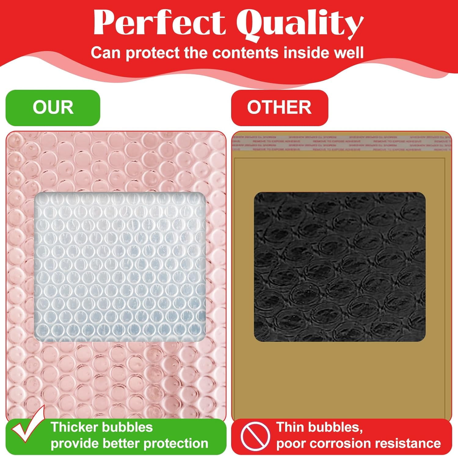 30 Pcs Holographic Bubble Mailers,11 x 7 Inch Metallic Bubble Mailers,Poly Padded Envelopes,Waterproof Shipping Bags,Self Sealing Thicken Cushion Envelopes for Mailing,Packing,Small Business