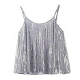 thumbnail image 5 of Lindreshi Tank Tops for Women Clearance Women's Summer Sexy Sequin Suspender Vest Sleeveless Tops, 5 of 8