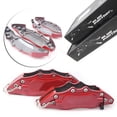 thumbnail image 1 of 4pcs Red Metal 3D Style Car Universal Disc Brake Caliper Front and Rear Cover Kit M+S-, 1 of 4