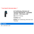 thumbnail image 2 of Air Conditioning, Alternator and Tensioner Multi Rib Belt - Compatible with 2001 - 2003 Saturn L200 2002, 2 of 2