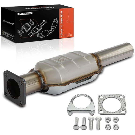 A-Premium Catalytic Converter Kit Direct-Fit Compatible with Jeep YJ Series Wrangler, XJ Series Cherokee, MJ Series Comanche, Wagoneer & Dodge Monaco & Eagle Premier, 2.5L 3.0L 4.0L, EPA Compliant