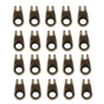 thumbnail image 1 of 20x Ganchos de encaje para botas Hebillas de accesorios de encaje con remaches para reparación/campamento/caminata/escalada (bronce), 1 of 8