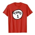 thumbnail image 4 of 2025 Hauts Garçons Petit Garçon Truc Petit Garçon Haut 1 Jeunesse Rouge Col Rond Garçon Col Manches Courtes T Garçon T-Shirt, 4 of 4