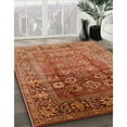 thumbnail image 3 of Ahgly Company Machine Washable Indoor Rectangle Industrial Modern Lava Red Area Rugs, 8' x 10', 3 of 7