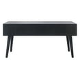 thumbnail image 7 of SAFAVIEH Mozart Mid-Century 2 Drawer Coffee Table, Black, 7 of 7