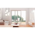 thumbnail image 4 of Patio Exterior Metal-Plastic Sliding Doors / Patio 8166 White Silk 72" x 80" Left active door / Tempered Clear Glass Bypass Door, 4 of 6