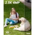 thumbnail image 4 of ieGeek Cámara De Seguridad IE60 2K/4MP Hd Seguimiento De Movimiento Voz Bidireccional Zoom 8x Compatible con Alexa Color Blanco, 4 of 8