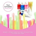 thumbnail image 5 of Nostalgia Snow Cone Syrup Party Kit, 3 x 16 oz Flavored Syrup Set with Cones and Spoon Straws, 5 of 6