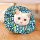 thumbnail image 2 of Adjustable Recovery Cone Neck Collar Soft Elizabeth Circle Removable Washable Cover for Dogs Cats (Blue, Small), 2 of 4