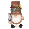 thumbnail image 3 of Gnomos de jardín para exteriores, luz solar de resina, resistente a la intemperie, bonita estatua de gnomo con pala para patio, césped, 3 of 14