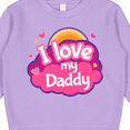 thumbnail image 3 of Inktastic I Love My Daddy Girls Toddler Sweatshirt, 3 of 4