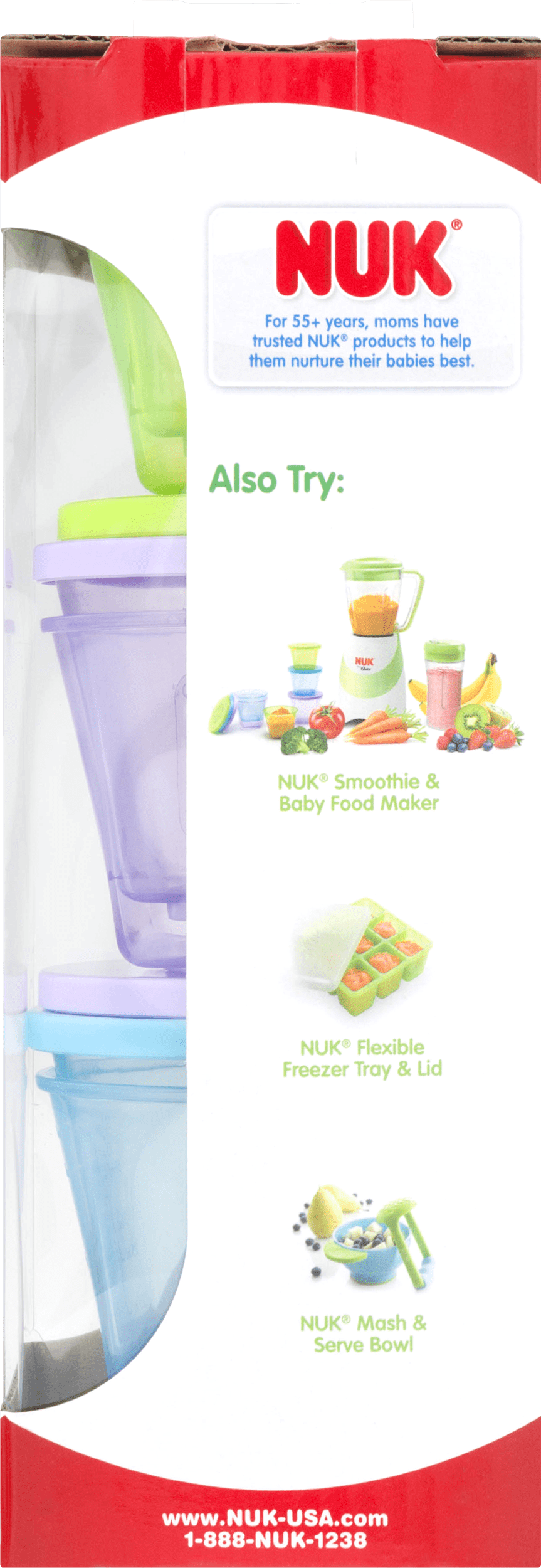 nuk freezer tray with lid