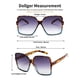 thumbnail image 5 of Gafas de sol Dollger Oversized Square con protección 100% UV, 5 of 6