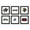 Black Framed Version, variant on Gallery Pops Nickelodeon Teenage Mutant Ninja Turtles: Mutant Mayhem - Villains Character Wall Art Bundle (6-Pack)