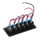 thumbnail image 5 of Panel de interruptor Basculante Ticfox 12-24V 6 Bandas naranja, 5 of 10