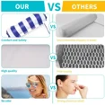 thumbnail image 3 of PVC Pool Floating Chair Water Hammock Inflatable Swimming Mattress Sea Swimming Pool Party Chair Foldable Pool Accessories Striped Dark Blue, 3 of 6
