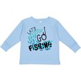thumbnail image 3 of Inktastic Let's Go Fishing Boys or Girls Long Sleeve Toddler T-Shirt, 3 of 5