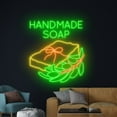 thumbnail image 2 of Handmadetneonsign Handmade Soap Neon Sign, Handmade Soap Room Neon Led Wall Art Decor, Soap Wall Decor, 2 of 3