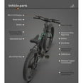 thumbnail image 5 of AOSTIRMOTOR 26" 500W Electric Bike for Adults,With Front Light, Fat Tire P7 36V 12.5AH Removable Lithium Battery,301 LB Weight Capacity,Black, 5 of 9