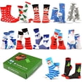 thumbnail image 2 of TeeHee Christmas Holiday 12-Pack Gift Socks for Men with Gift Box (Holiday-C), 2 of 4