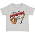 thumbnail image 3 of Inktastic That's My Big Brother out There Baseball Boys or Girls Toddler T-Shirt, 3 of 5