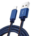 thumbnail image 2 of tredstone 1 Meter Denim Phone Data Charging Cable Replacement for iPhone Replacement for Android Type-C Data Line, 2 of 8