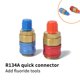 thumbnail image 3 of Adaptadores Ajustables R134A, Acoplamiento Rápido Alto-Bajo, Conector De Manguera De Manómetro De Aire Acondicionado De Coche Ac De 44565 Pulgadas 1 Par Monstrate VI006819-00, 3 of 7