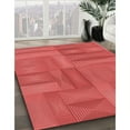 thumbnail image 3 of Ahgly Company Machine Washable Indoor Rectangle Transitional Red Area Rugs, 2' x 4', 3 of 7