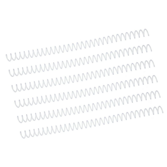 Spiral Binding Coil, 13mm Inner Diameter Plastic 20Pcs Sheet Binding Comb For Paper Transparent
