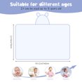 thumbnail image 4 of Toalla de baño para bebé con capucha 100% algodón, súper suave y absorbente, tamaño grande 70 x 140 cm, toalla de baño Baby Essentials para recién nacidos, bebés, niños y niñas, 4 of 5