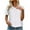 White, variant on Tops Women's Fluffy Breathable Plus T-shirt V-Neck Ladies Shirts Loose Fit Solid Plus Size Tee Retro Cozy Style Tunics Blouse Tops Trendy Fashion Short Sleeve Tshirts Tshirt Whi