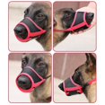 thumbnail image 2 of Adjustable Dog Muzzle Soft Breathable Nylon Mask Safety Dog Mouth Cover, 2 of 5