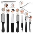 thumbnail image 4 of Professional Pedicure Tools Set Foot Care Kit Stainless Steel Foot Rasp Foot Dead Skin Remover Pedicure Kit For Men Women, 4 of 5