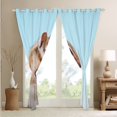 thumbnail image 4 of Erosebridal Kawaii Ground Squirrel Blackout Curtains Cute Hamster Curtains, Brown Nut Curtains & Drapes Blue Sky Living Room Curtains, Lovely Wildlife Window Curtains, 4 of 5