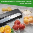 thumbnail image 2 of 1 roll Kitchen Vacuum Food Sealer Rolls PE Membranes Keep Fresh Bags Wrapper Film,28*500cm, 2 of 5