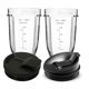thumbnail image 1 of Para taza de 18 oz con 2 tapas de sellado, adecuada para licuadoras de la serie Juicer de 900 W/1000 W (paquete de 2), 1 of 8