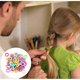 thumbnail image 3 of paquete de 100 piezas de diadema elástica, diadema de niña sin costuras de color caramelo, 3 of 5