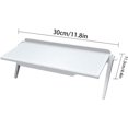 thumbnail image 3 of Estante de almacenamiento de monitor plegable de 2 piezas, estantes de pantalla de escritorio,, 3 of 5