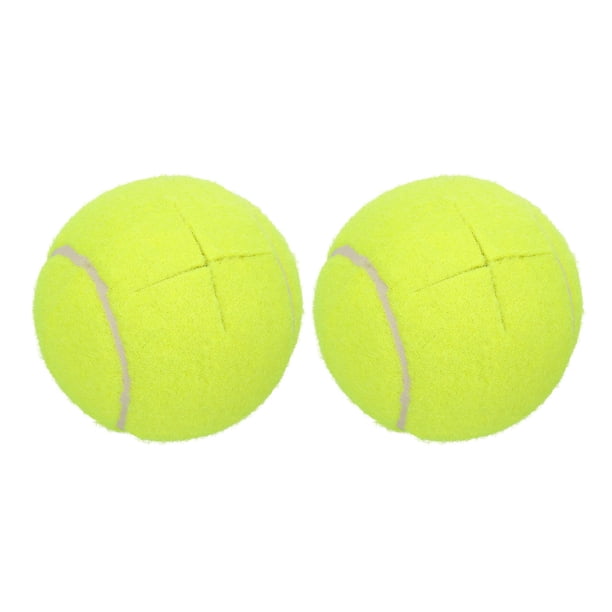 Uxcell 2 Pcs Pelotas de Tenis Precutadas para Andadores, Accesorios Universales de Pelotas Deslizantes Precutadas para Protección de Patas de Muebles y Pisos, Amarillo