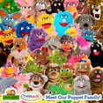 thumbnail image 5 of Living Puppets - Bob The 9-Inch Multicolor Friendly Monster, Plush Hand Puppet - Fine European Design, Ultra-Soft and Cuddly, Promotes Child Development, Safety Certified, Teacher Recommended, 5 of 6