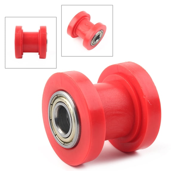 BFY 10mm Chain Roller Slider Tensioner Wheel Guide Pit Dirt Mini Bike Moto ATV Red